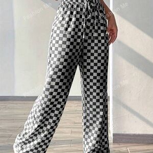 Checkered Women's Pants